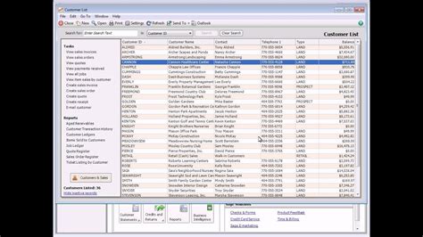 List Views Tutorial Sage 50 Accounting YouTube