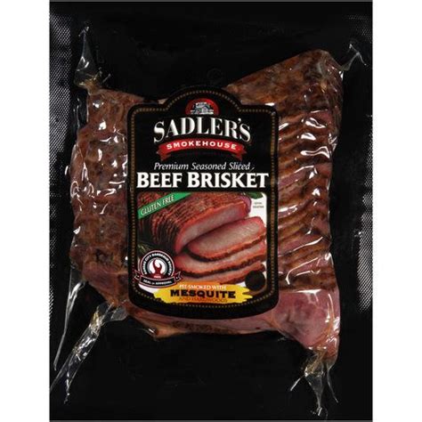 Walmart Sadler S Smokehouse Sliced Mesquite Beef Brisket 18 Oz Beef