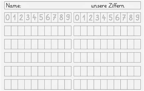 Lernstübchen Ziffern Schreiben 730