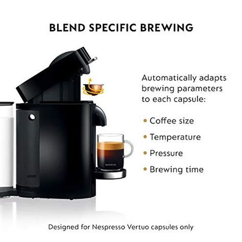 Nespresso VertuoPlus Deluxe Coffee and Espresso Maker Bundle with ...