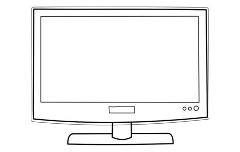 Coloring Page Television Free Printables Img 22723