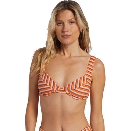 Billabong Tides Terry Tyler Underwire Bikini Top Women S Clothing