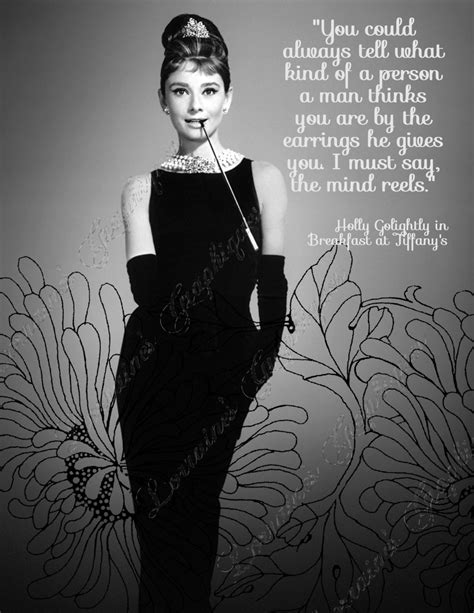 Audrey Hepburn Fashion Fine Art Print Breakfast At Tiffany Quote