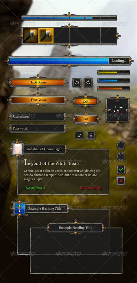Rpg User Interface By Wintersdesign Graphicriver