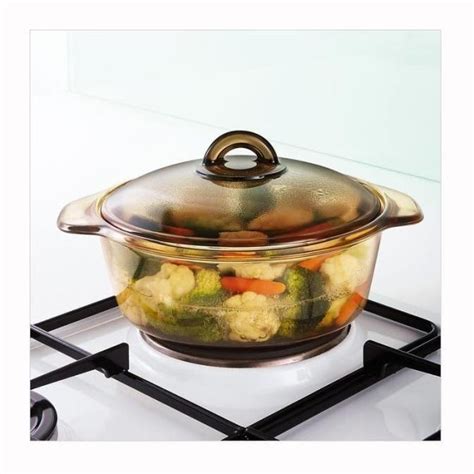 Jual Panci Masak Pot Kaca Luminarc Vitro Casserole Amber Tutup 1 Liter