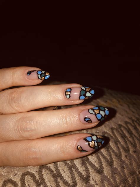 First Autumnal Nails Used Orly Rubber Base Coat And Nude Pink With