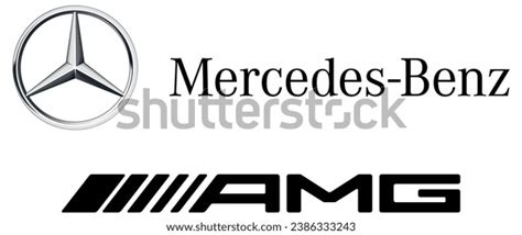 Mercedes Benz Amg Car Logo Stock Vector (Royalty Free) 2386333243 ...