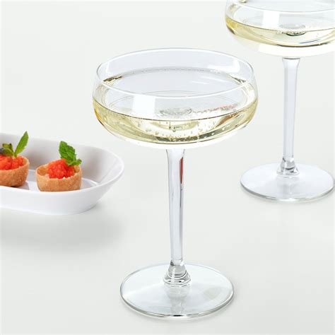 Storhet Champagne Coupe Clear Glass Ikea