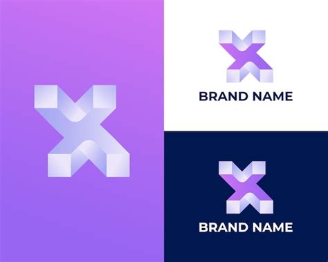 Premium Vector Abstract Letter X Logo Design Technology Style D Logo