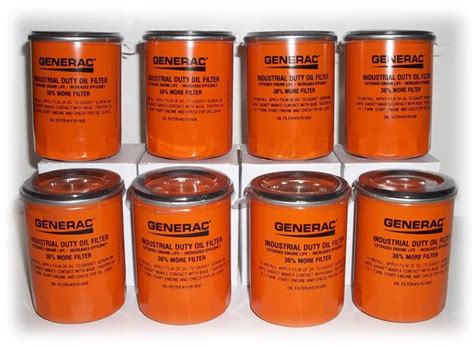 Generac Oil Filter 8 Pack For Standbyportablerv Norwall