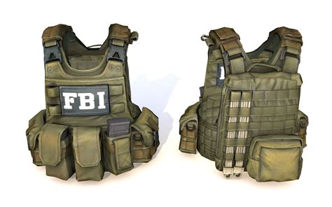 Fbi Vest Tactical Gear Equipment3dモデル Turbosquid 1591138