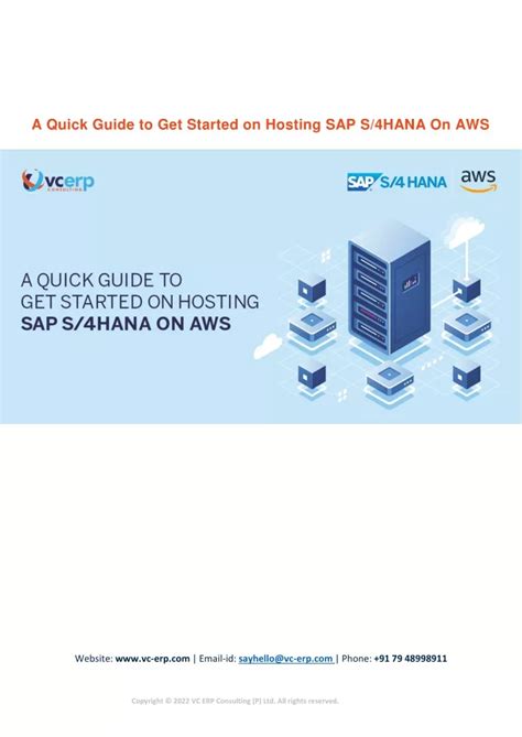 PPT A Quick Guide To Get Started On Hosting SAP S4HANA On AWS