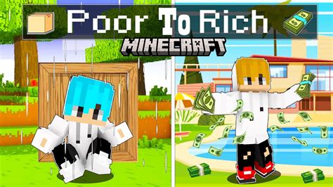 Going From POOR To RICH In Minecraft Tagalog Minecraft Videos