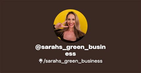 Sarahs Green Business Instagram Linktree