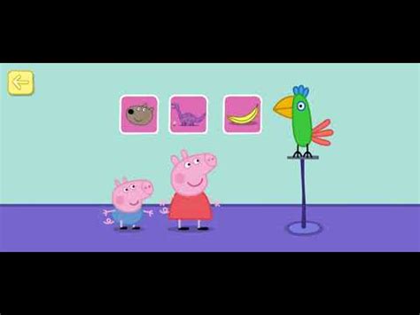 Peppa Pig Matching Game Sticker Game Talking Polly Parrot Game YouTube