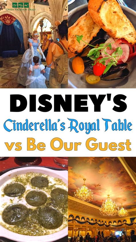 Disney S Cinderella S Royal Table Vs Be Our Guest Magic Kingdom Food