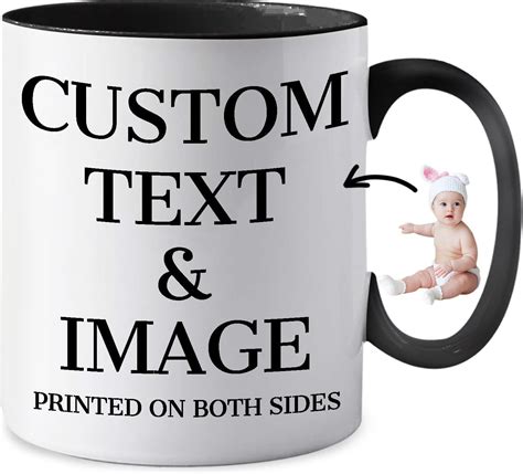 Mug Magique Personnalisé Avec Photo et Texte Tasse Personnalisable