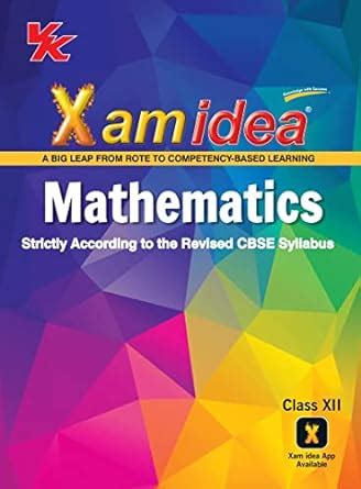 Xam Idea Mathematics Book Class Cbse Board Chapterwise Question