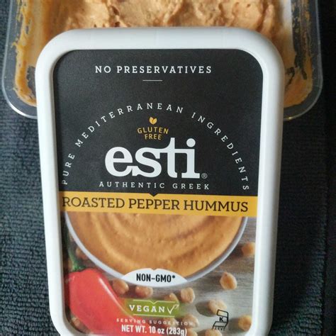 Esti Roasted Red Pepper Hummus Reviews Abillion