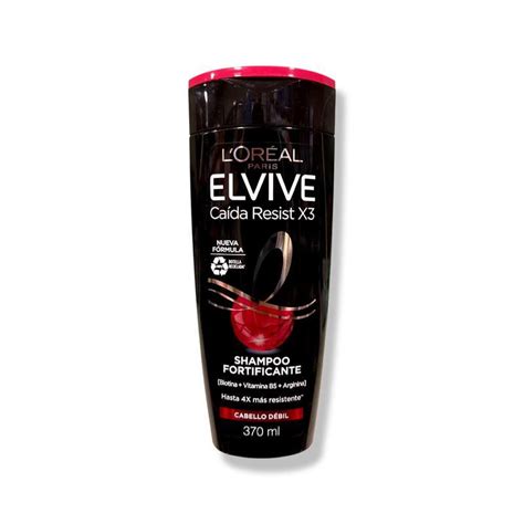 Shampoo Elvive Caída Resist X3 370ml