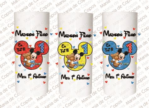 Copos Personalizados Mickey Baby Kit Padrão Elo7