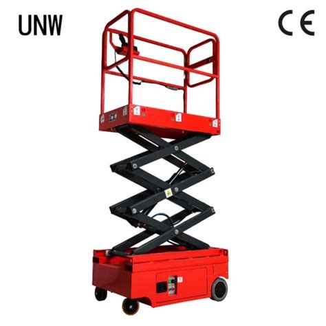 M M Mini Mobile Electric Self Propelled Hydraulic Mini Scissor Lift