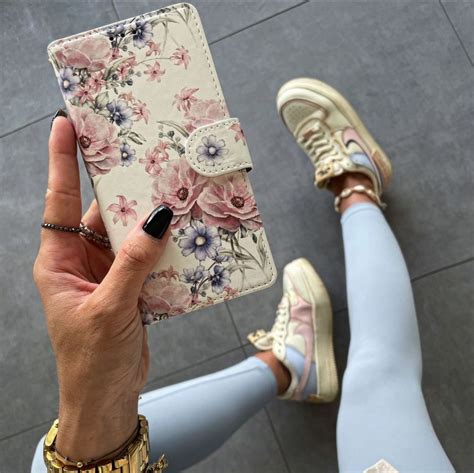 Kni Kov Kryt Tech Protect Wallet Galaxy A G Blossom Flower