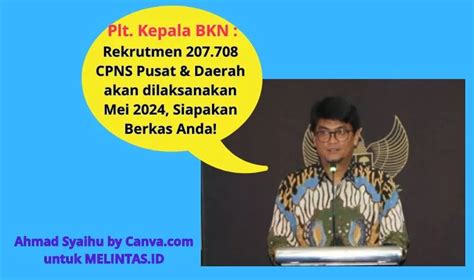 Plt Kepala Bkn Rekrutmen Cpns Segera Dimulai Peluang