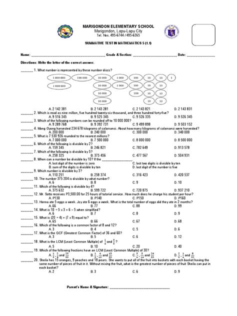 Grade 5 Mapeh 2nd Quarter Periodical Test