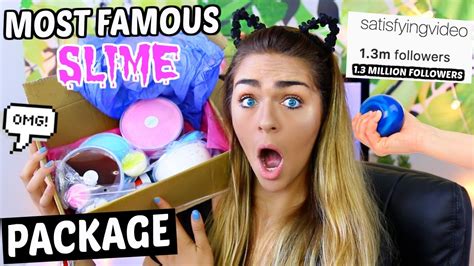 Satisfying Video Slime Review Most Famous Slime Instagram Slime Shop