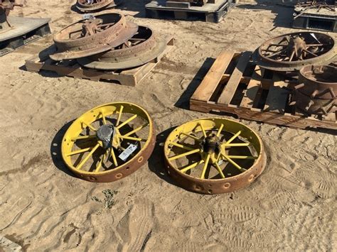 24 John Deere Front Wheels Aumann Auctions Inc