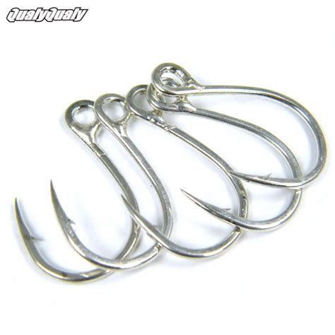 Pcs Fishhooks Big Up Jig Eye Hooks Saltwater Sea Fishing Hooks