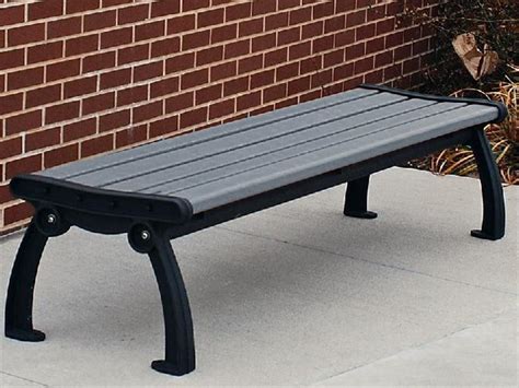 Frog Furnishings Heritage Cast Aluminum 4 Ft Backless Outdoor Bench Pb4herbac