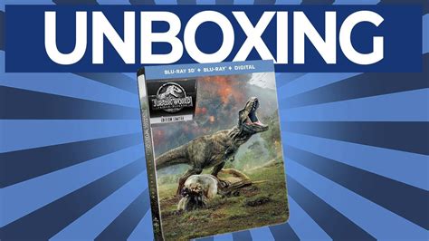 Jurassic World Il Regno Distrutto Steelbook Edition Unboxing Youtube