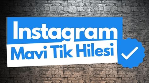 İnstagram Mavi Tik Hilesi 2022 Ücretsiz Ve Şifesiz YouTube