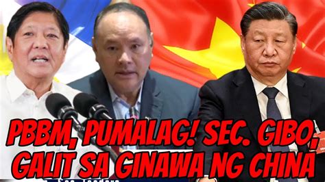 Sec Gibo Teodoro Sinabihan Ang China Na Itigil Ang Pagpapakalat Ng F