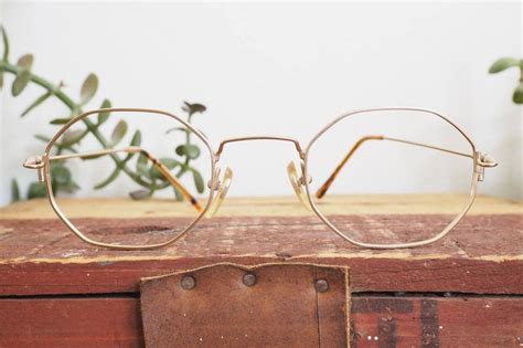 Vintage Eyeglass 1990s Wire Rim Glasses New Old Stock Etsy