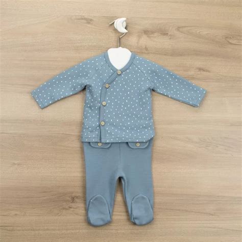 Conjunto bebé niño BABIDU polaina y camiseta Colección Tratto