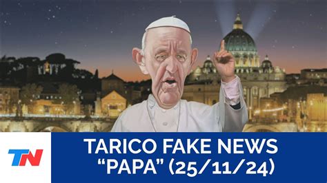 TARICO FAKE NEWS PAPA FRANCISCO en Sólo una vuelta más YouTube