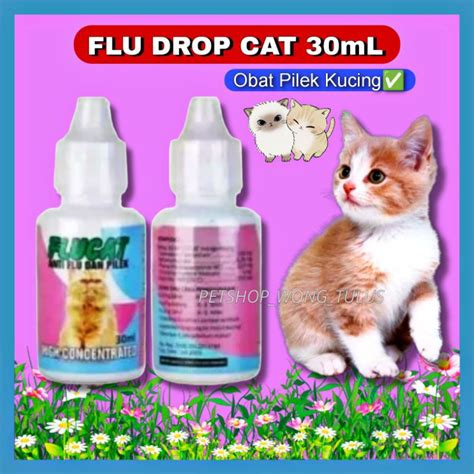 Pswt- Flu DROP CAT 30mL CAT Cold Medicine Kitten Adult CAT Cold Medicine CAT Cold Medicine ...