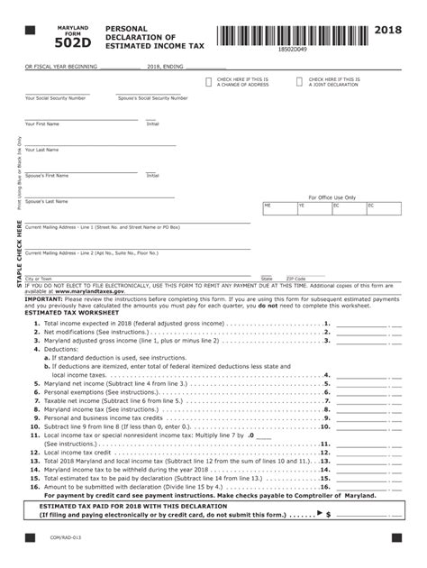 Maryland Estimated Tax Payment Due Dates Averil Cosette