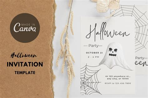 Halloween Invitation Template | Invitation Templates ~ Creative Market