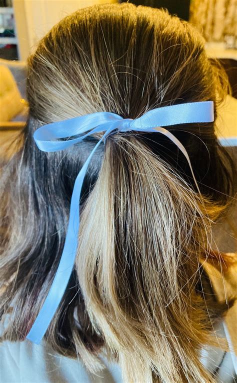 Satin Hair Ribbon for Hair Bow Styles, Girl Hairstyles, Women Hairstyles, Gift for Her, Hair ...