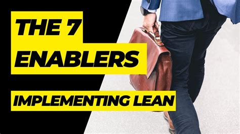 The 7 Enablers For Implementing LEAN YouTube