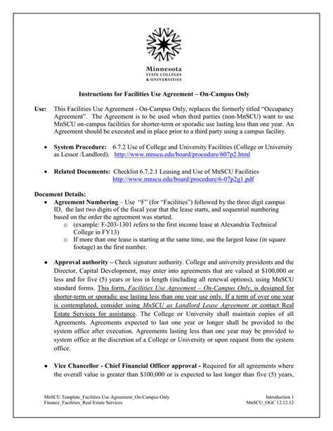 Use And Occupancy Agreement Template Hq Printable Documents