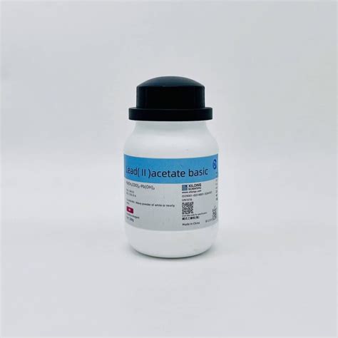 Lead II Acetate basic AR Chai 500G Xilong Cas 1335 32 6 Hóa