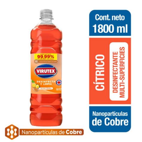 Limpiador De Piso Desinf Cítrico 900 ML Virutex Haggar