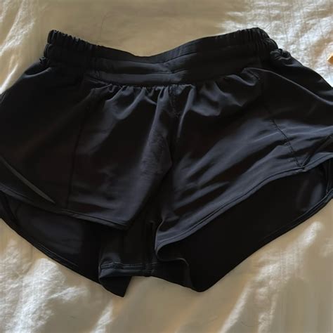 Lululemon Athletica Shorts Lululemon Black Hotty Hot Low Rise