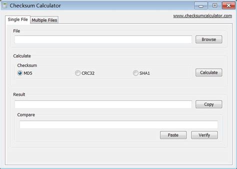 Checksum Calculator