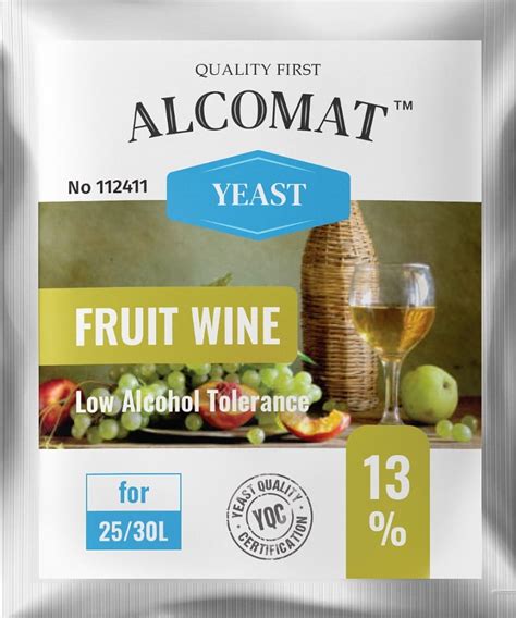 Drożdże Do Win Owocowych Alcomat Fruit Wine Yeast Lat Alcomat